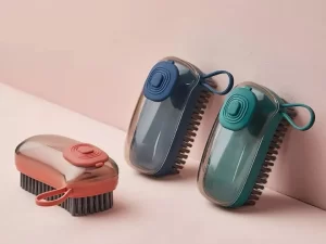 Laundry & Kitchen Cleaning Brush with Soap Dispenser