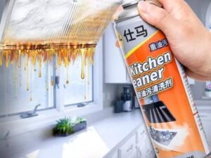 Kitchen Oil Stain Cleaner 550ml Kitchen Cleaner Foam Cleaning Spray