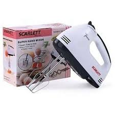 Electric Egg Beater and Mixer for Cake Cream White