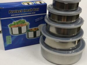 Protects Stainless Steel Fresh Box 5 Pcs