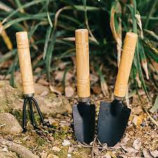 Metal Garden Tool Set Large 10 Inch 3 Piece