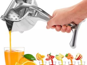 Multifunctional Real Aluminum Steel Manual Juicer – Hand Squeezer for Fresh Fruit Juice