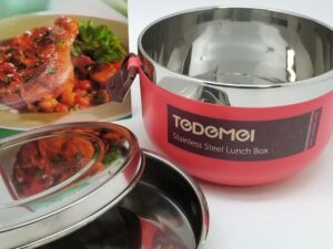 Tedemei Stainless Steel Lunch Box 1000ml – Durable, Safe & Perfect for Everyday Meals