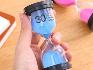 3-Minute Sandglass Hourglass Timer Clock – Decorative Gift