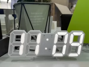 3D LED Digital Clock – Luminous Multifunctional Wall Clock | USB Plug-in Home Decoration