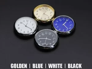 Mini Car Clock – Luminous Stick-On Quartz Digital Watch (40mm)