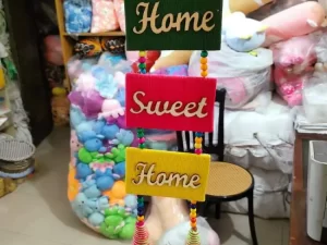 Home Sweet Home Wall Hanging – Three Layer Wall Décor