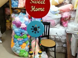 Sweet Home Wall Hanging – Two Layer Round Wall Décor