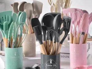 12 Pcs Silicone Cooking Tools Kitchen Cookware Set