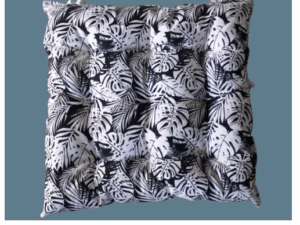 Chair Cushion – High-Quality Cotton Fabric Sitting Pillow (40×40 cm, 1 Pc)
