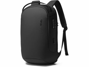 Bange BG-7225 Travel Laptop Backpack Anti-Theft Waterproof Durable Oxford 15.6 Inch Laptop Bag with USB Port (Black)