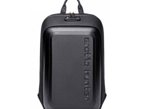 ARCTIC HUNTER Brand Laptop Backpack Anti-theft Waterproof School Backpacks Charging Men Travel Business Bag Backpack, Hard Case Carbon Fiber