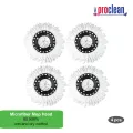 Microfiber Spin Mop Head Refill – 4 Pcs Set