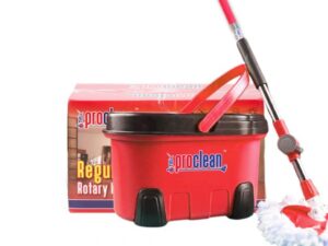Stainless Steel 360° Spin Mop & Bucket Floor Cleaning System – Model RM-0032