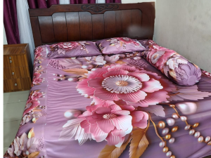 China Premium 3D Design Bed Sheet – MS-956