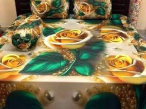 China Premium 3D Design Bed Sheet – MS-958