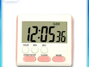Kitchen Clock & 24-Hour Electronic Timer – Digital LCD Multifunction