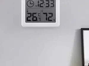 Digital Wall Clock with 3.2-inch LCD – Temperature, Time & Humidity Meter