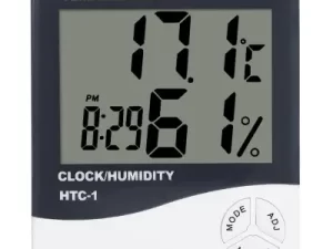 Indoor Room LCD Electronic Temperature & Humidity Meter – HTC-1
