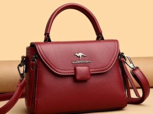 Luxury Designer Fashion High Quality Leather Kangaroo Handbag