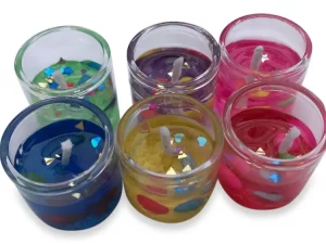 Pack of 6 Pcs TOTEM Gel Candle