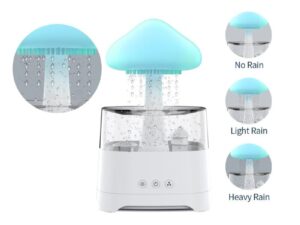 5-in-1 Bluetooth Speaker Rain Cloud Humidifier – 450ml