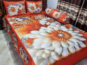 China Premium 3D Design Bed Sheet