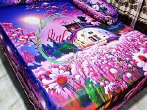 China Premium 3D Design Bed Sheet