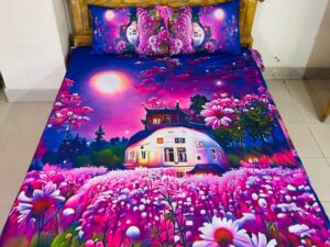 China Premium 3D Design Bed Sheet