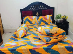 Luxury Twill Cotton King Size Bed Sheet - 4 Pieces Set