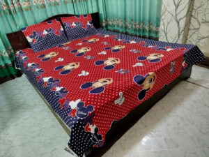 Luxury Twill Cotton King Size Bed Sheet - 4 Pieces Set