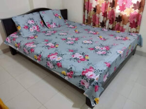 Luxury Twill Cotton King Size Bed Sheet - 4 Pieces Set