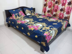 Luxury Twill Cotton King Size Bed Sheet - 4 Pieces Set