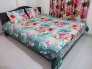 Luxury Twill Cotton King Size Bed Sheet - 4 Pieces Set