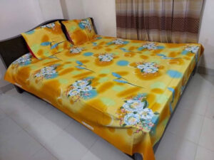 Luxury Twill Cotton King Size Bed Sheet - 4 Pieces Set
