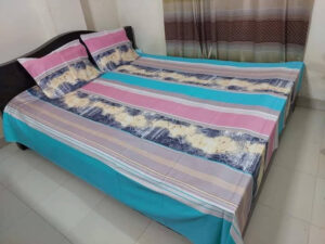 Luxury Twill Cotton King Size Bed Sheet - 4 Pieces Set
