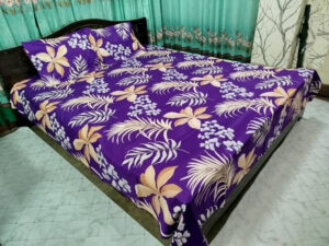 Luxury Twill Cotton King Size Bed Sheet - 4 Pieces Set