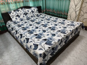 Luxury Twill Cotton King Size Bed Sheet – 4 Pcs Set
