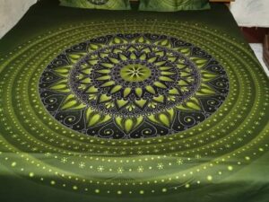 King Size Luxury Panel Bed Sheet With Two Pillow Covers
