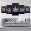 0737861_aytaul-kursi-and-4-kul-calligraphpy-wall-board-5-part-with-free-both-side-tape
