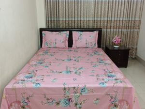 King Size Bedsheet with Two Pillow Covers