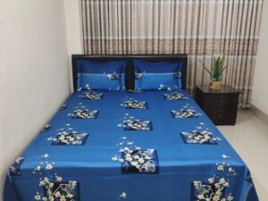 Digital Print Bedsheet with Two Pillow Covers
