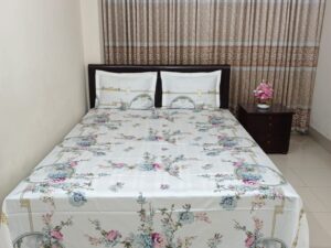 King Size Bedsheet With Two Pillow Covers