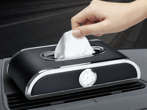 Car Tissue Box – Black