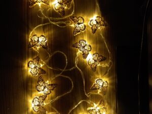Butterfly Fairy Light | 12 Feet Long Metal String | Innovative Design for Home Decoration