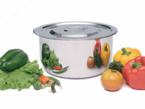 BD Pan With SS Lid 18 cm – Perfect for Everyday Cooking and Serving