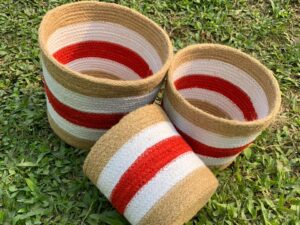 3 Piece set Plant Basket