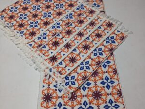 Cotton Print Table Runner Set – 7 Pieces