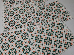 Cotton Print Table Runner Set – 7 Pieces