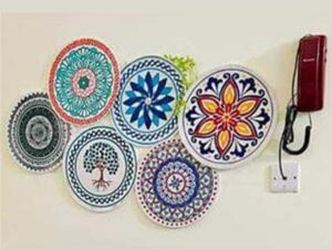 12 Inch Cotton Printed Placemats — Full Set of 6 Pieces
